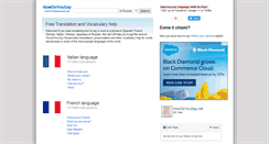 Desktop Screenshot of howdoyousay.net